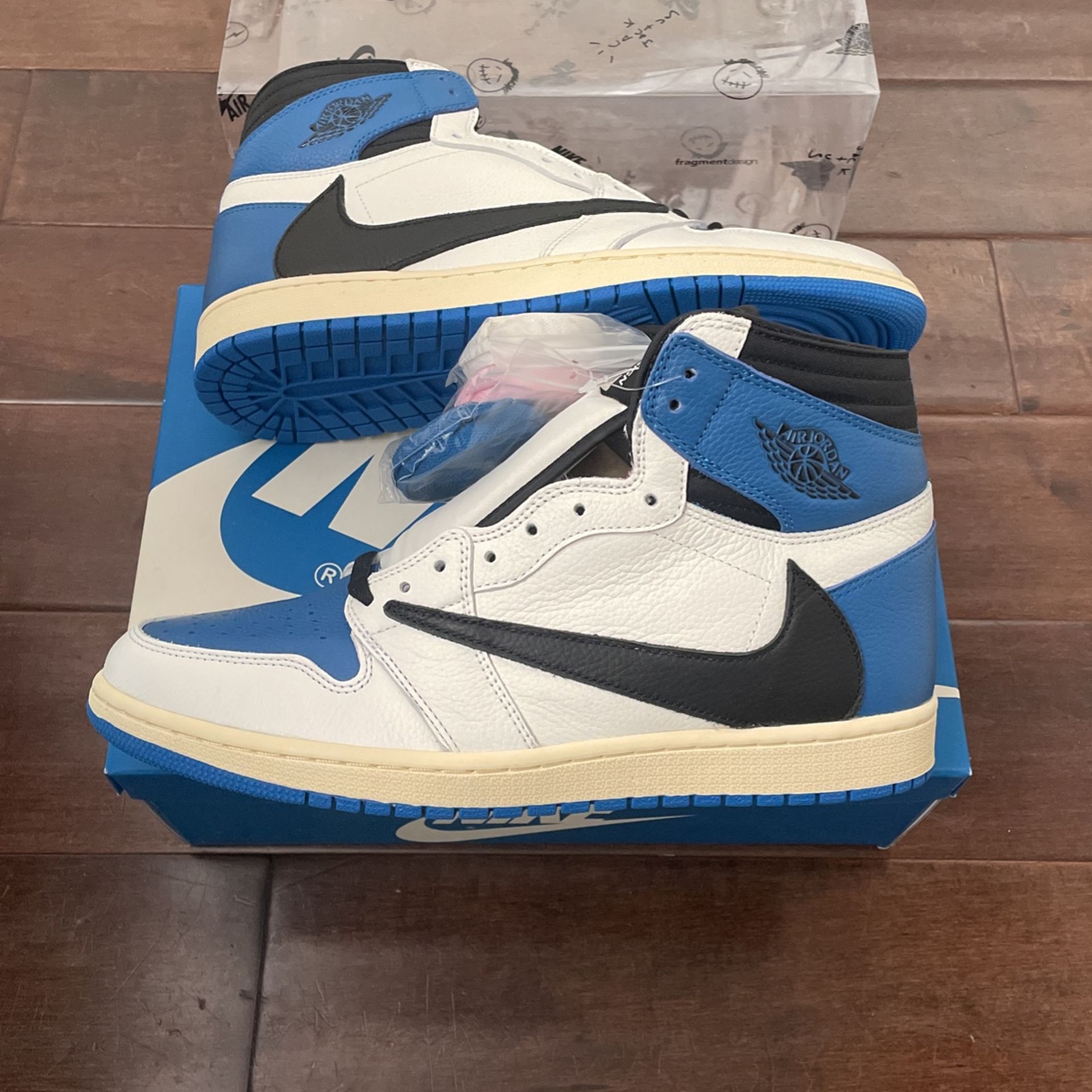 Travis Scott Fragments Air Jordan 1 Highs Size 12
