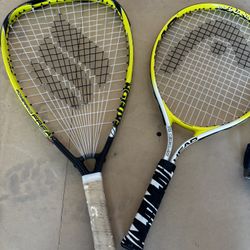 Sports Equipment: two rackets
