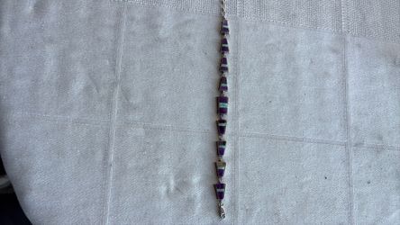 Is Sterling Silver Bracelet/fire Opal