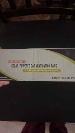 3 Solar-powered car ventilation fans