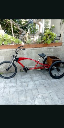 Stretched Lowrider Chopper Tricycle.26"