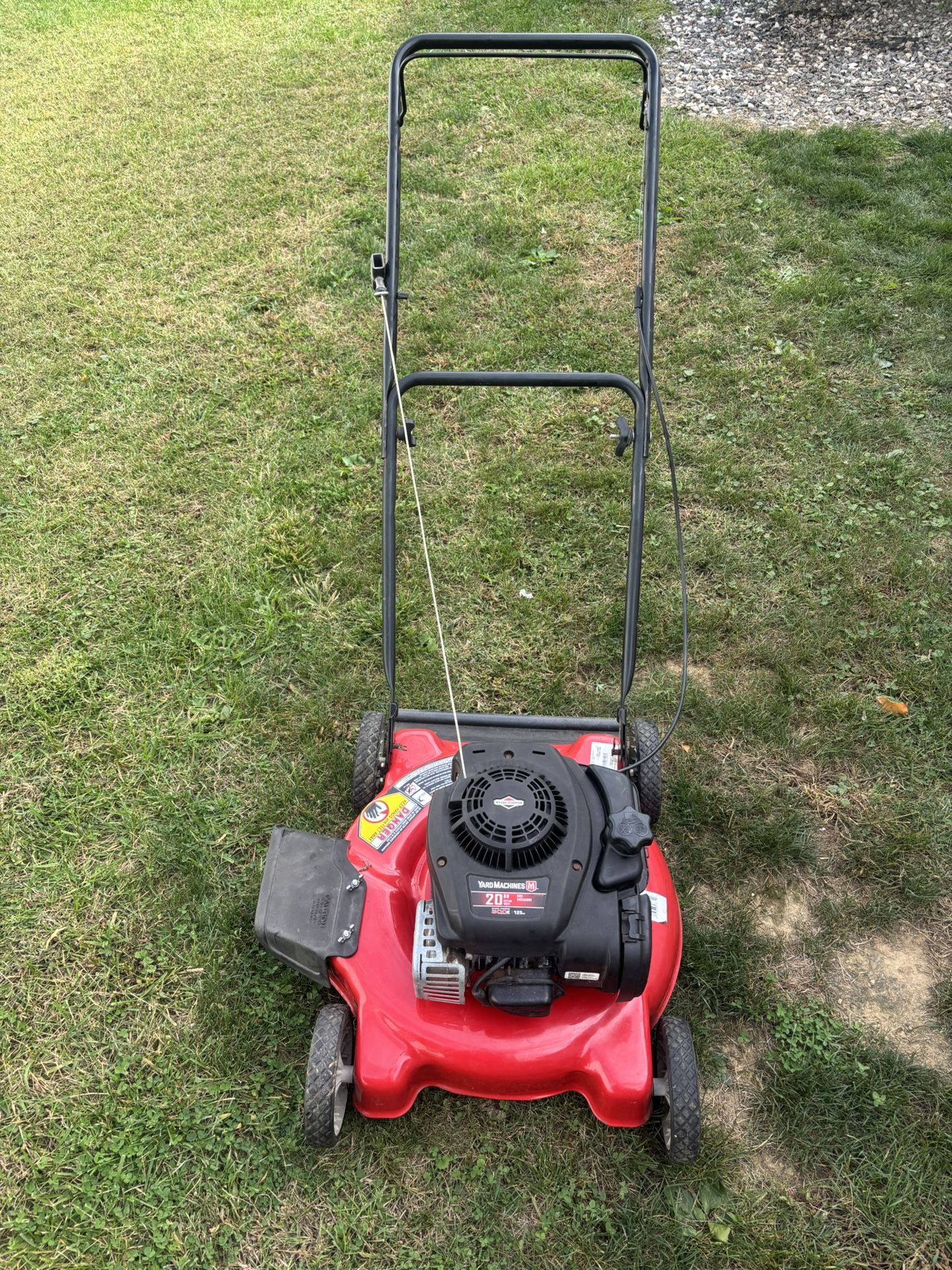 Yard Machines 20” Inch Cut 4HP Side Discharge Push Mower