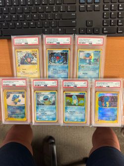 Pokemon PSA SLABS VINTAGE HOLO REVERSE FOIL STAMP