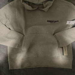 Essentials Fear Of God Dark Grey Hoodie 