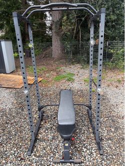Squat Rack With Bench