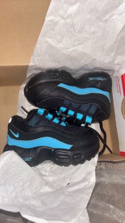 Air max 95 black and blue size 5c