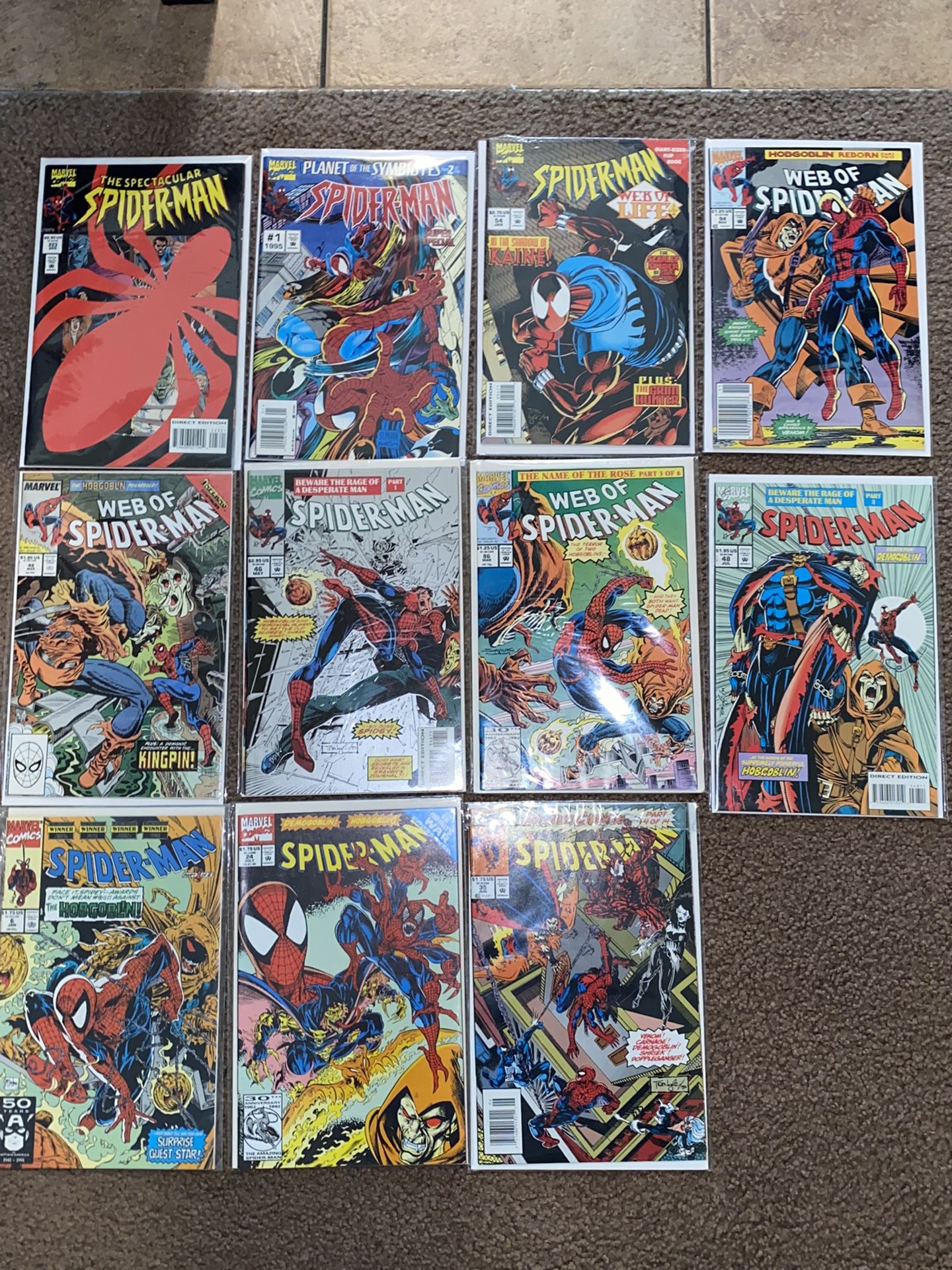 Comic Books $70 For All 11 Or Look At Description 