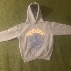 Sp5der Hoodie Blue (M)
