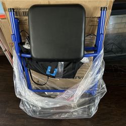 Guardian Brand/ Blue Light weight walker with seat/ NEW