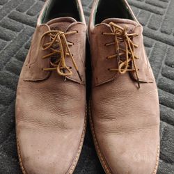 Men's ECCO Leather Oxford Shoes Casual Shoes