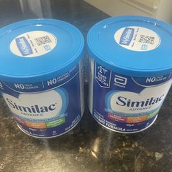 Similac advance 2 bottles of 12.04 oz each
