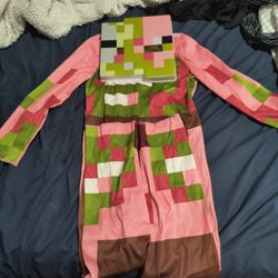 Zombie Pigman From Minecraft Costume 