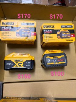 Dewalt 6 amp 20v 60v flexvolt or 10 amp XR OR 9 amp flexvolt new