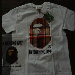 Bape White Tee Shirt
