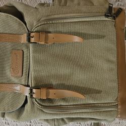 Water-Repellent Canvas Backpack Photography Bag Camera Gadget Bag for Digital Cameras & Accessories