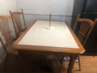 Table and 3 chairs