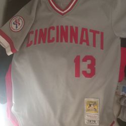 Vintage Used Cincinnati Reds #13 Concepcion Jersey 