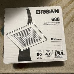 Broan bathroom fan