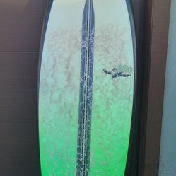 Henry Rollins Twin Fin Surfboard 