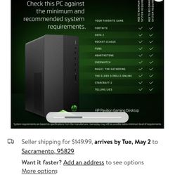 Hp Pavilion Gaming Pc 