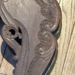 2pc Folding wood side or lamp table