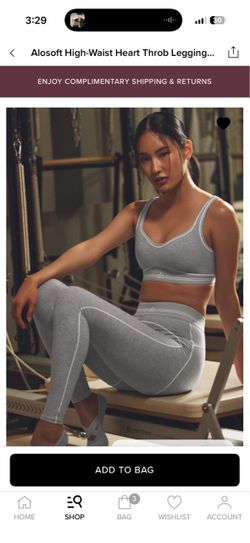 Alo grey Heartthrob Set