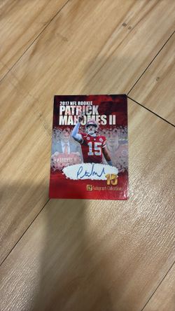 Patrick Mahomes Signed