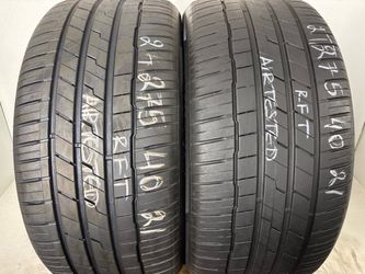 2 tires 275 40 21 hankook ventus s1 evo 3 run flat no repairs