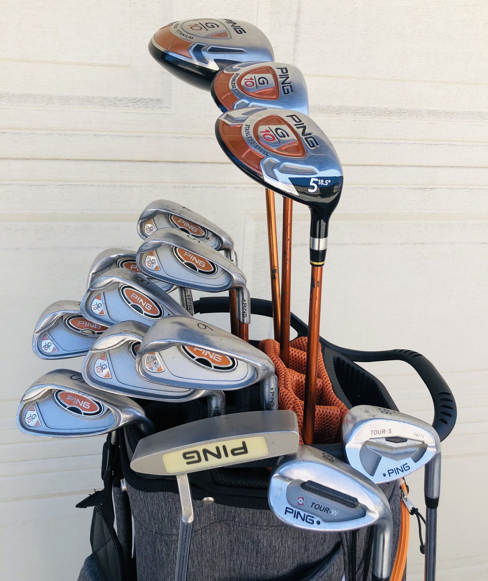 Ping G10 Golf Set Irons 4-PW, SW with Ping G10 Driver