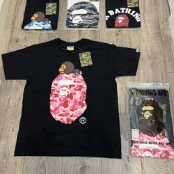 Bape Shirt Pink