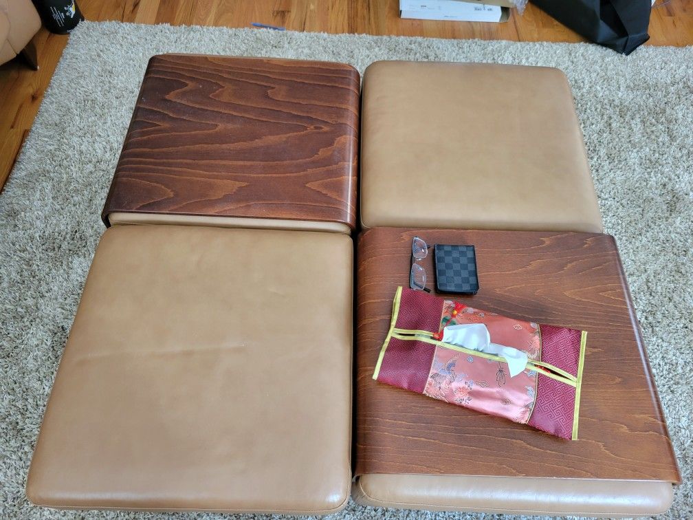 EKORNES STRESSLESS SECTIONAL BROWN LEATHER COUCH L SHAPED