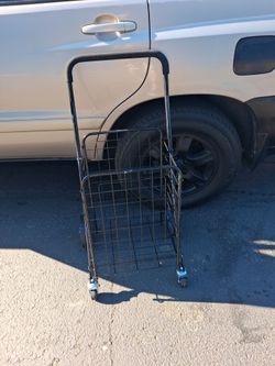 Folding shopping cart