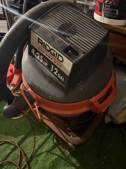 Ridgid vacuum