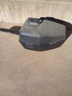Chainsaw with case