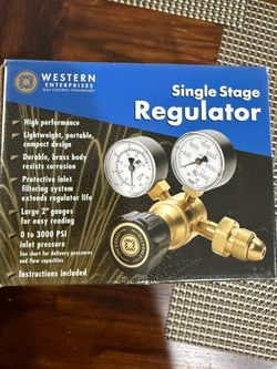 Western Enterprises CO2 regulator cga-320 REB-4-3 - Brand New