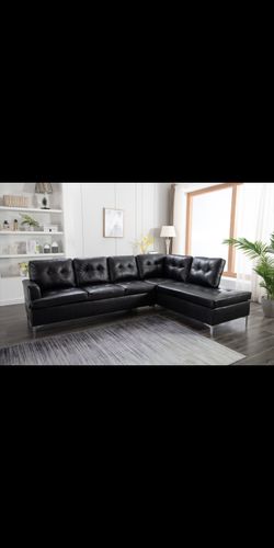 New Black Sectional Sofa