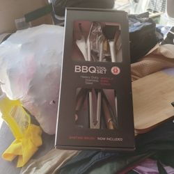 New BBQ Tool Set Heavy Duty Stainless Steel 