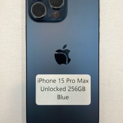 iPhone 15 Pro Max 256GB Unlocked Blue