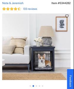 Dog Crate Furniture Cover/End Table