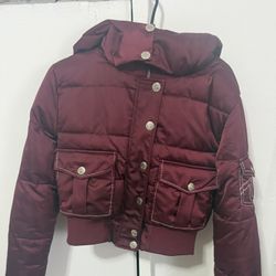 True Religion Cropped Puffer Jacket