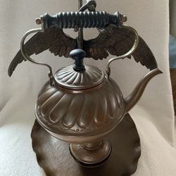 Vintage Copper tea Kettle & Warmer 