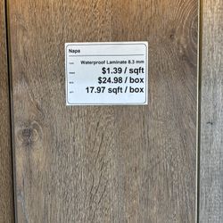 Napa Waterproof Laminate 8.3 mm Flooring