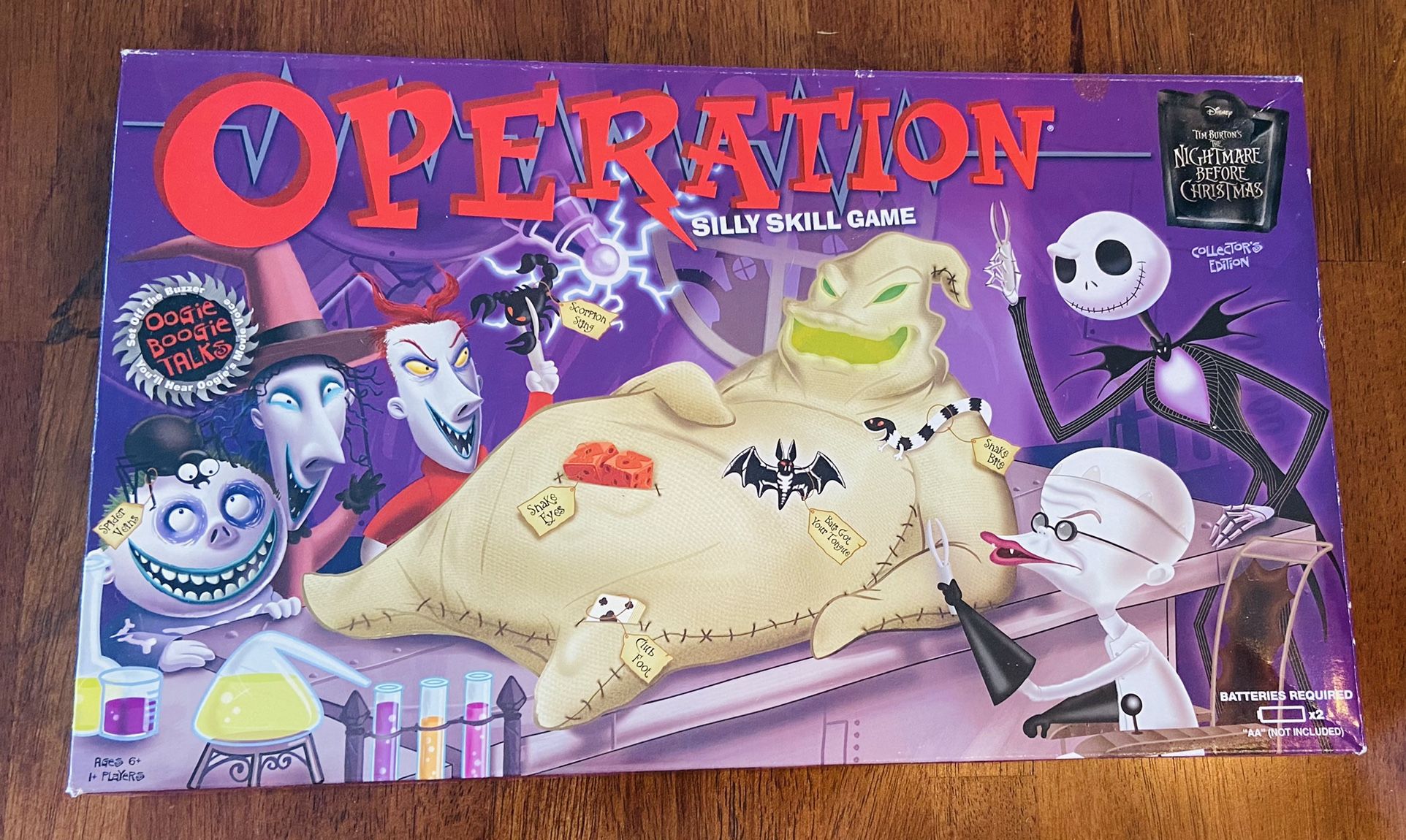 Never Used Nightmare Before Christmas Operation Game