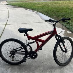 24” Full Suspension Bike