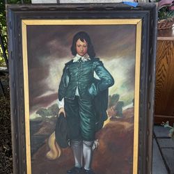 Blue boy oil painting