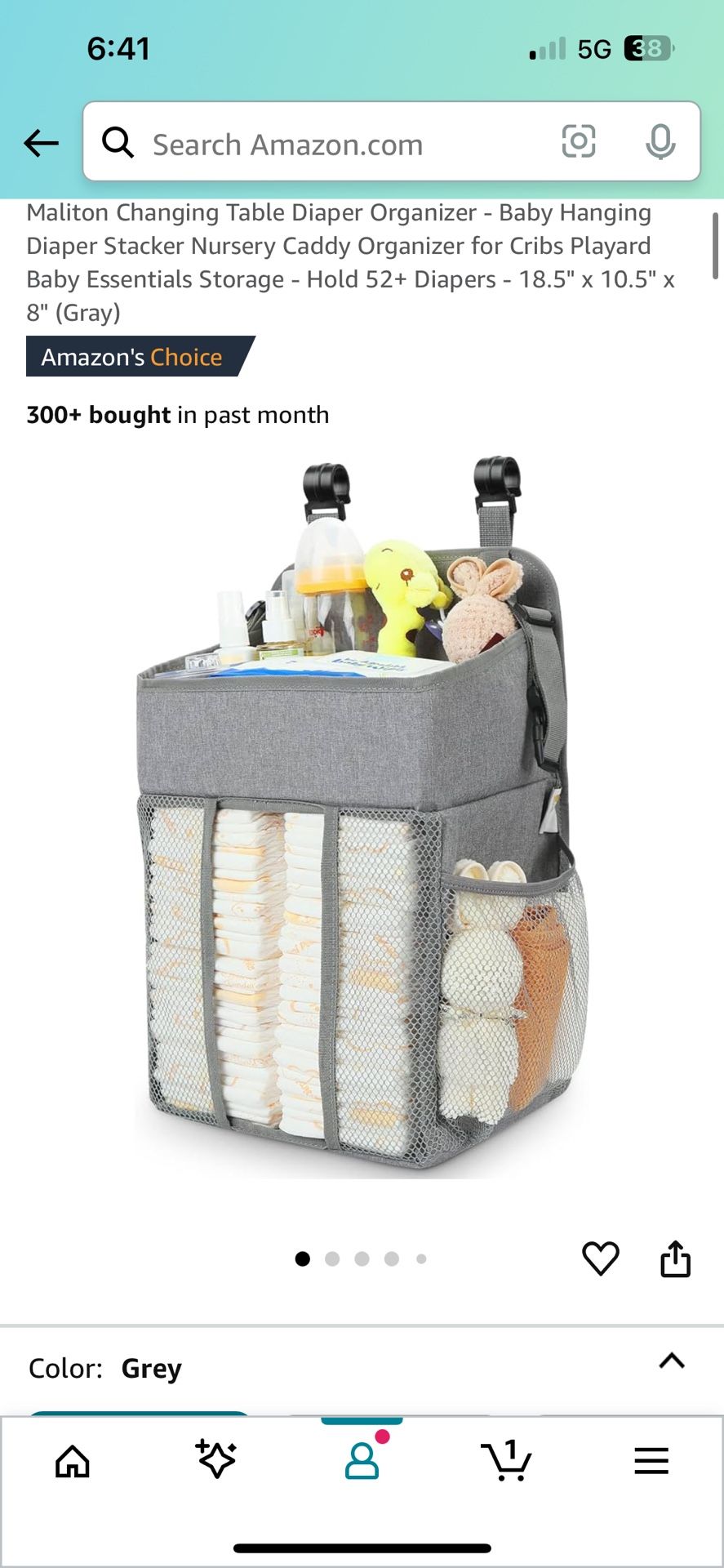 Changing Diaper Organizer