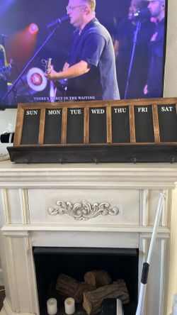 Hanging blackboard with hanging hooks