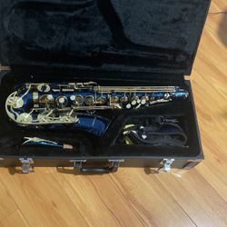 Blue Cecilia Saxophone