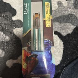 Silver Brush Limited Crystal Basic Watercolor Brush Set