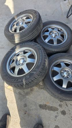 Toyota Alloy Wheels with Tires – Set of 4